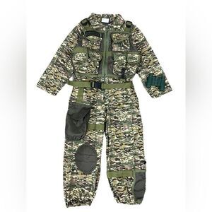 Camouflage Tactical Jumpsuit Child Size 5-6